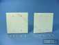 Leviton PJ23-T Light Almond 2-Gang Blank Unbreakable Midway Cover Box Mount 2pcs
