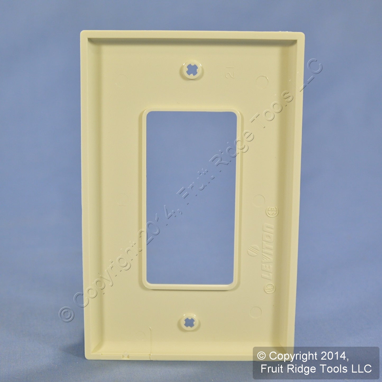 Leviton PJ26-A Almond 1-Gang Decora GFI Unbreakable Nylon Midway Wallplate Cover