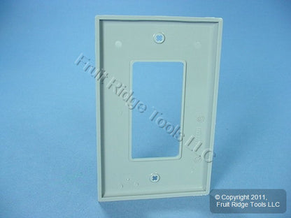 Leviton PJ26-GY Gray 1-Gang Decora GFCI Unbreakable Nylon Midway Wallplate Cover