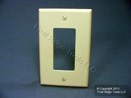 Leviton PJ26-T Lt Almond 1-Gang Decora GFCI Unbreakable Midway Wallplate Cover