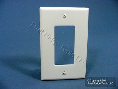 Leviton PJ26-W White 1-Gang Decora GFCI Unbreakable Nylon Midway Wallplate Cover