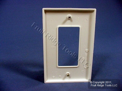Leviton PJ26-W White 1-Gang Decora GFCI Unbreakable Nylon Midway Wallplate Cover