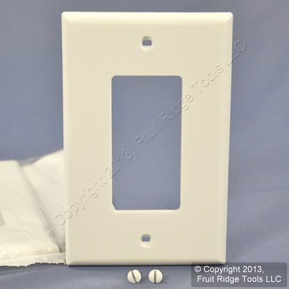 Leviton PJ26-W White 1-Gang Decora GFCI Unbreakable Midway Wallplate Cover 2pcs