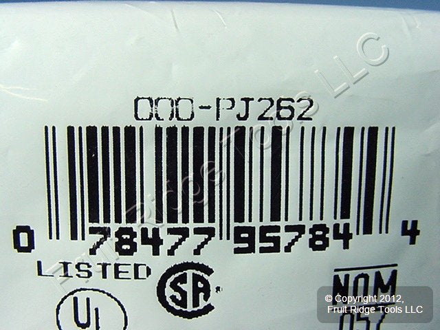 Leviton PJ262 Brown 2-Gang GFCI Decora Unbreakable Midway Nylon Wallplate Cover