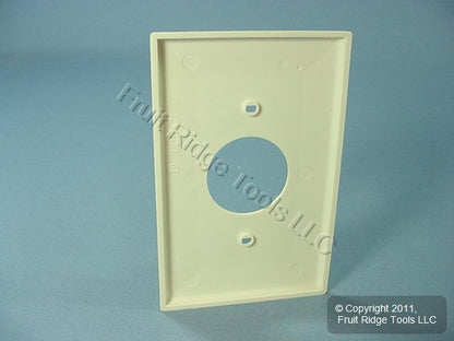 Leviton PJ7-T Lt Almond 1-Gang 1.406" Outlet Unbreakable Midway Wallplate Cover
