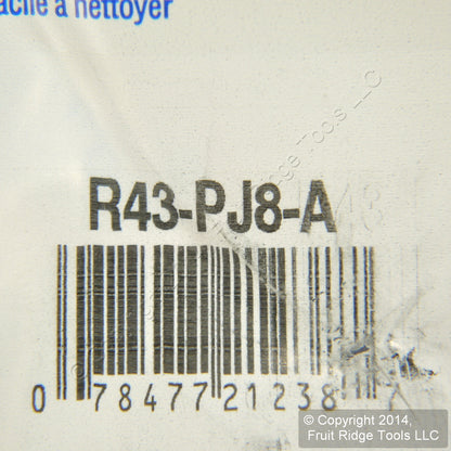 Leviton PJ8-A Almond 1-Gang Duplex Unbreakable Nylon Midway Wallplate Cover 50pc