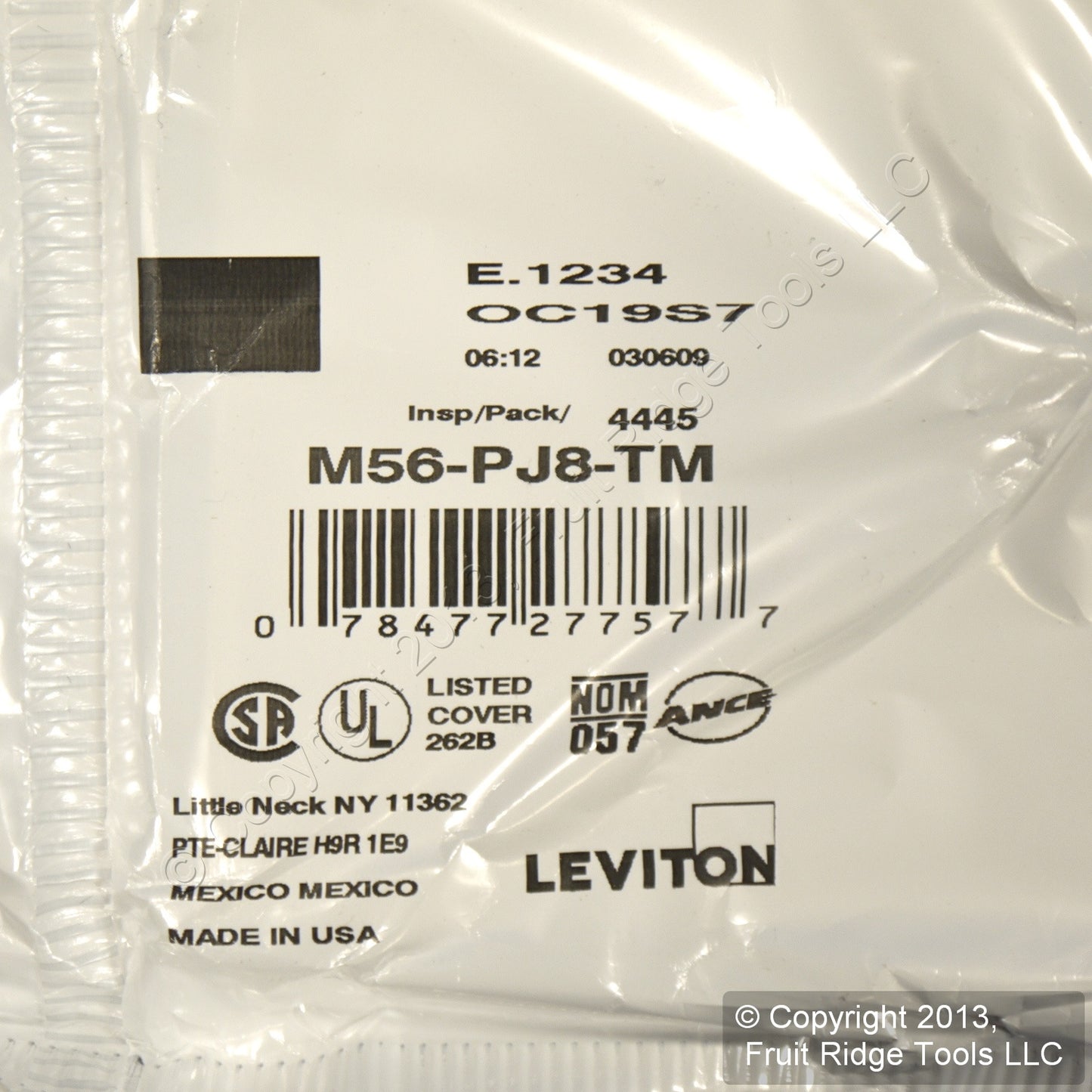 Leviton PJ8-T Light Almond 1-Gang Duplex Unbreakable Midway Wallplate Cover 3pcs