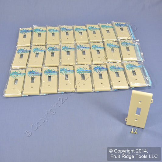Leviton PSC1-I Ivory 1-Gang Toggle Unbreakable Sectional Cover Strap Mount 25pcs