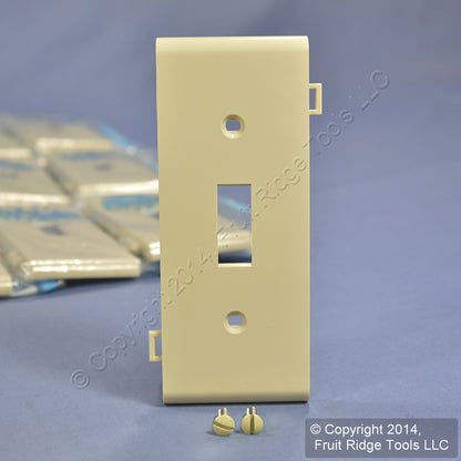 Leviton PSC1-I Ivory 1-Gang Toggle Unbreakable Sectional Cover Strap Mount 25pcs