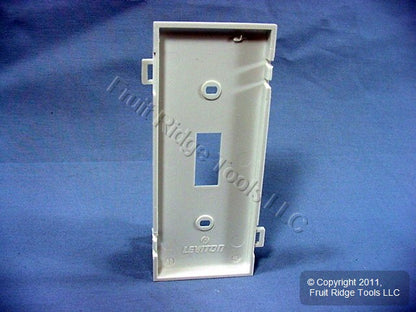 Leviton PSC1-W White 1-Gang Toggle Unbreakable Nylon Standard Wallplate Cover