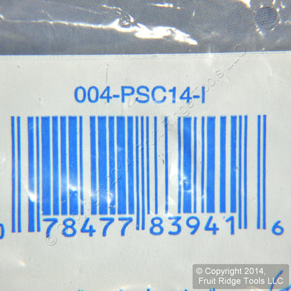 Leviton PSC14-I Ivory 1-Gang Blank Unbreakable Sectional Cover trap Mount 25pcs