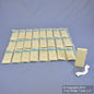 Leviton PSC14-I Ivory 1-Gang Blank Unbreakable Sectional Cover trap Mount 25pcs
