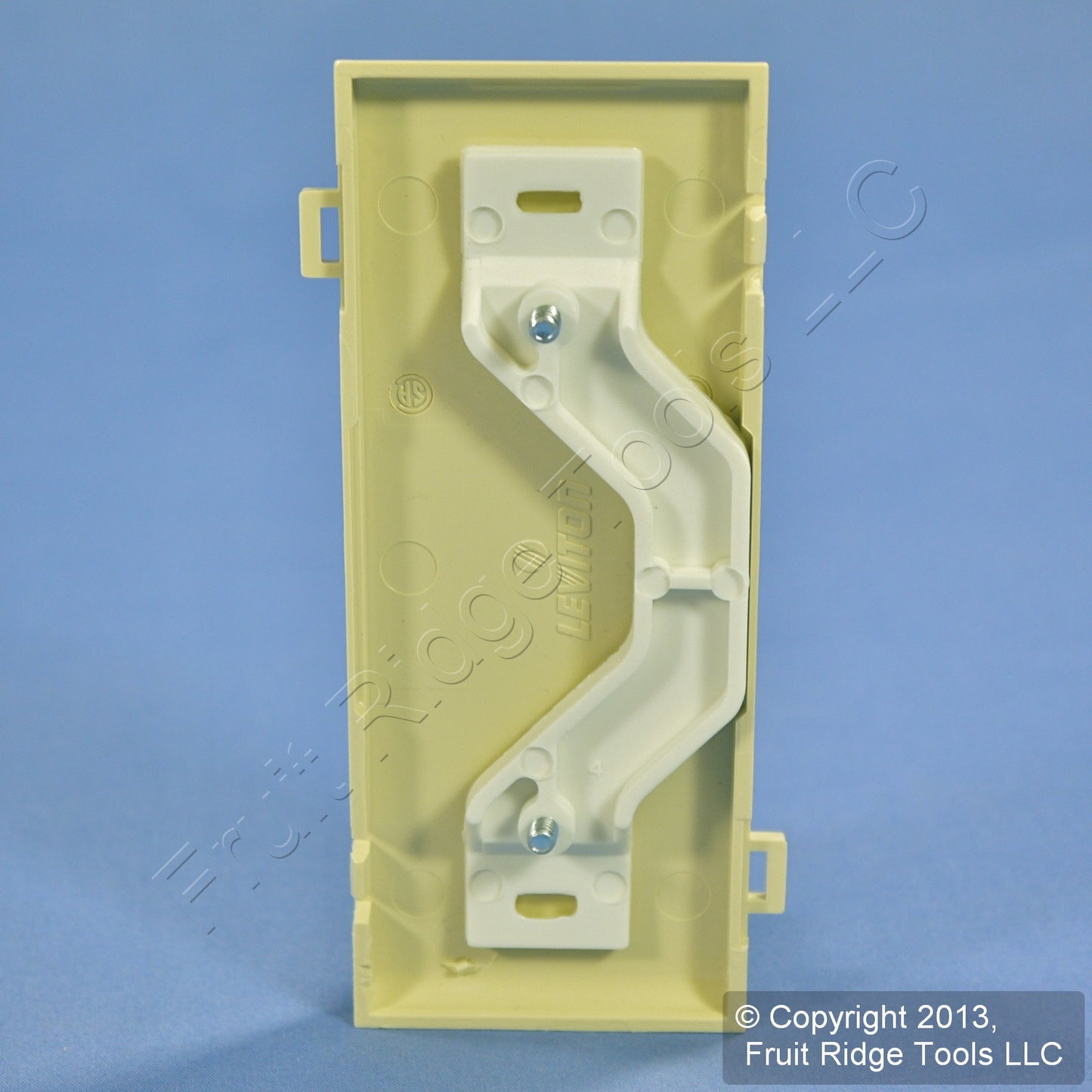 Leviton PSC14-I Ivory Blank Center Sectional Cover Nylon Wallplates 5-Pack