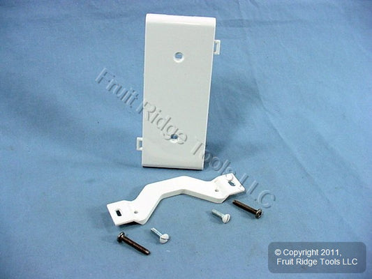 Leviton PSC14-W White 1-Gang Blank Unbreakable Sectional Cover Cover Box Mount