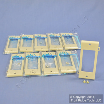 Leviton PSC26-I Ivory 1-Gang Decora Unbreakable Sectional Wallplate Cover 10pcs