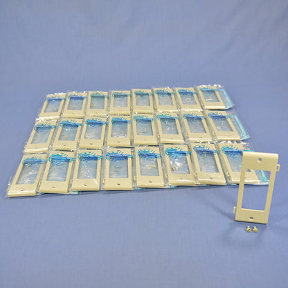Leviton PSC26-I Ivory 1-Gang Decora Unbreakable Sectional Wallplate Cover 25pcs