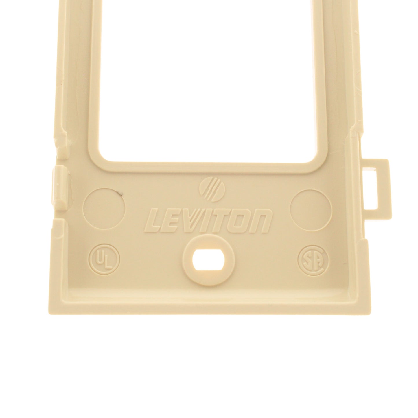 Leviton PSC26-I Ivory 1-Gang Decora Unbreakable Nylon Sectional Wallplate Cover