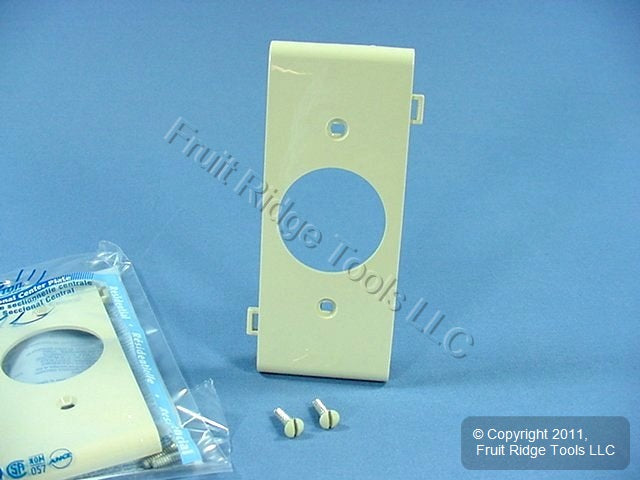 Leviton PSC7-I Ivory Center Sectional 1.406" Single Outlet Nylon Wallplates 5pcs
