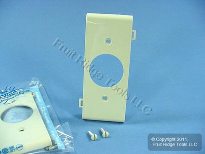 Leviton PSC7-I Ivory Center Sectional 1.406" Single Outlet Nylon Wallplates 5pcs