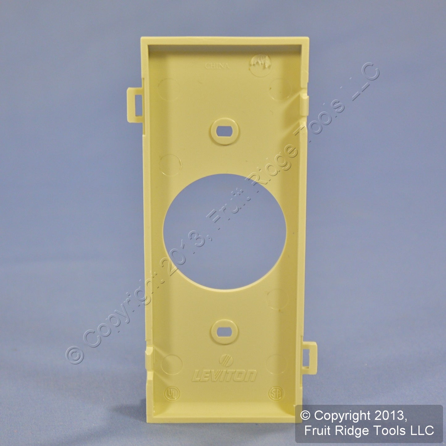 Leviton PSC7-I Ivory Center Sectional Receptacle Nylon Cover 1.406 Single Outlet