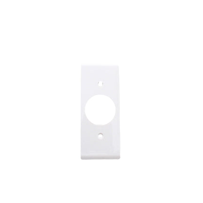 Leviton PSC7-W White 1-Gang Sectional Receptacle Wallplates 1.406" 1-Outlet 5pcs