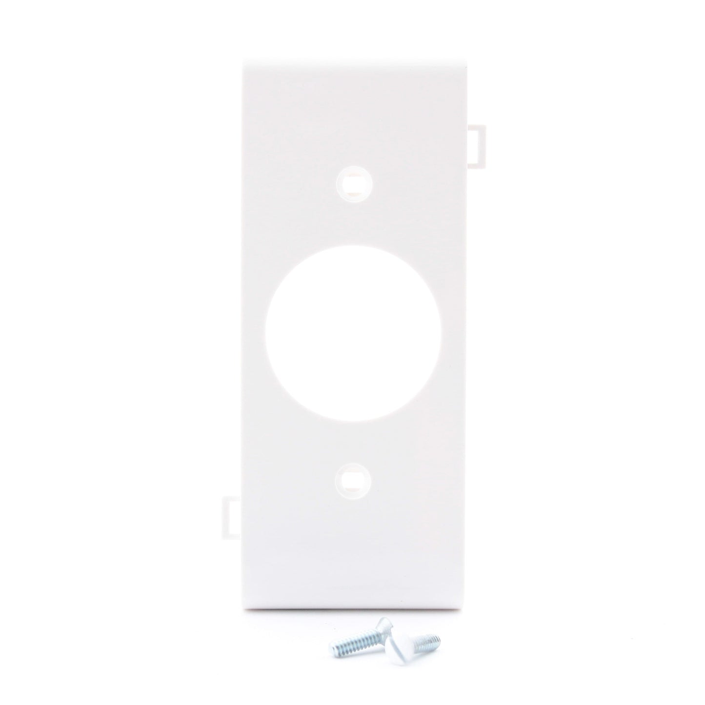 Leviton PSC7-W White Sectional Receptacle Nylon Wallplate 1.406" Single Outlet