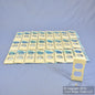 25 Leviton Ivory Duplex Receptacle Center Panel Sectional Nylon Covers PSC8-I