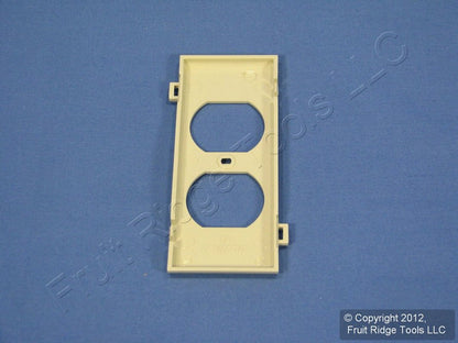 Leviton PSC8-I Ivory 1-Gang Duplex Unbreakable Sectional Wallplate Cover 5pcs