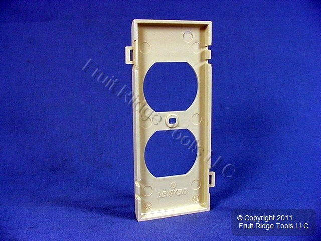 Leviton PSC8-I Ivory 1-Gang Duplex Unbreakable Nylon Sectional Wallplate Cover