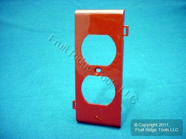 Leviton PSC8-R Red 1-Gang Duplex Outlet Unbreakable Sectional Wallplates 20pcs