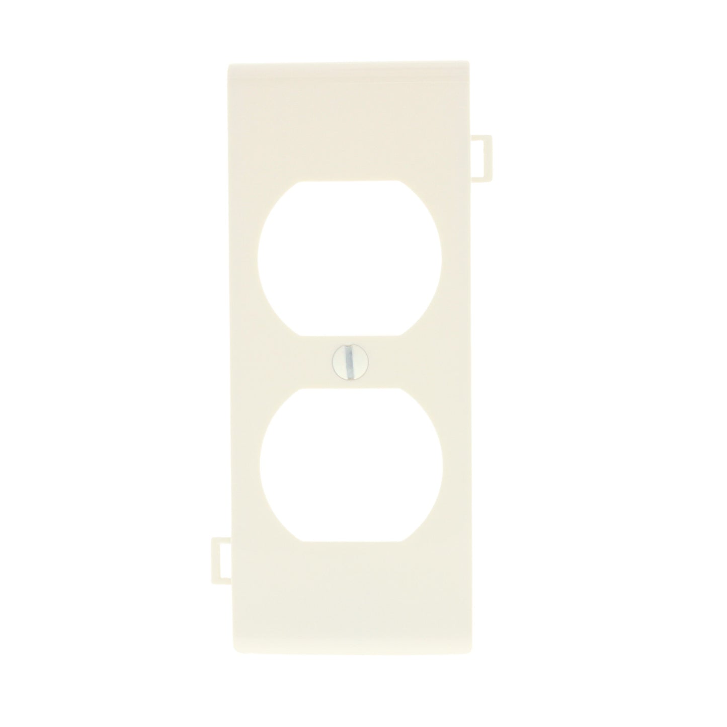 Leviton PSC8-T Light Almond Sectional Receptacle Nylon Wallplate Duplex Cover