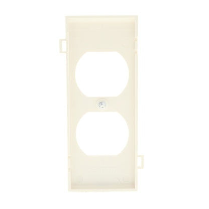 Leviton PSC8-T Light Almond Sectional Receptacle Nylon Wallplate Duplex Cover