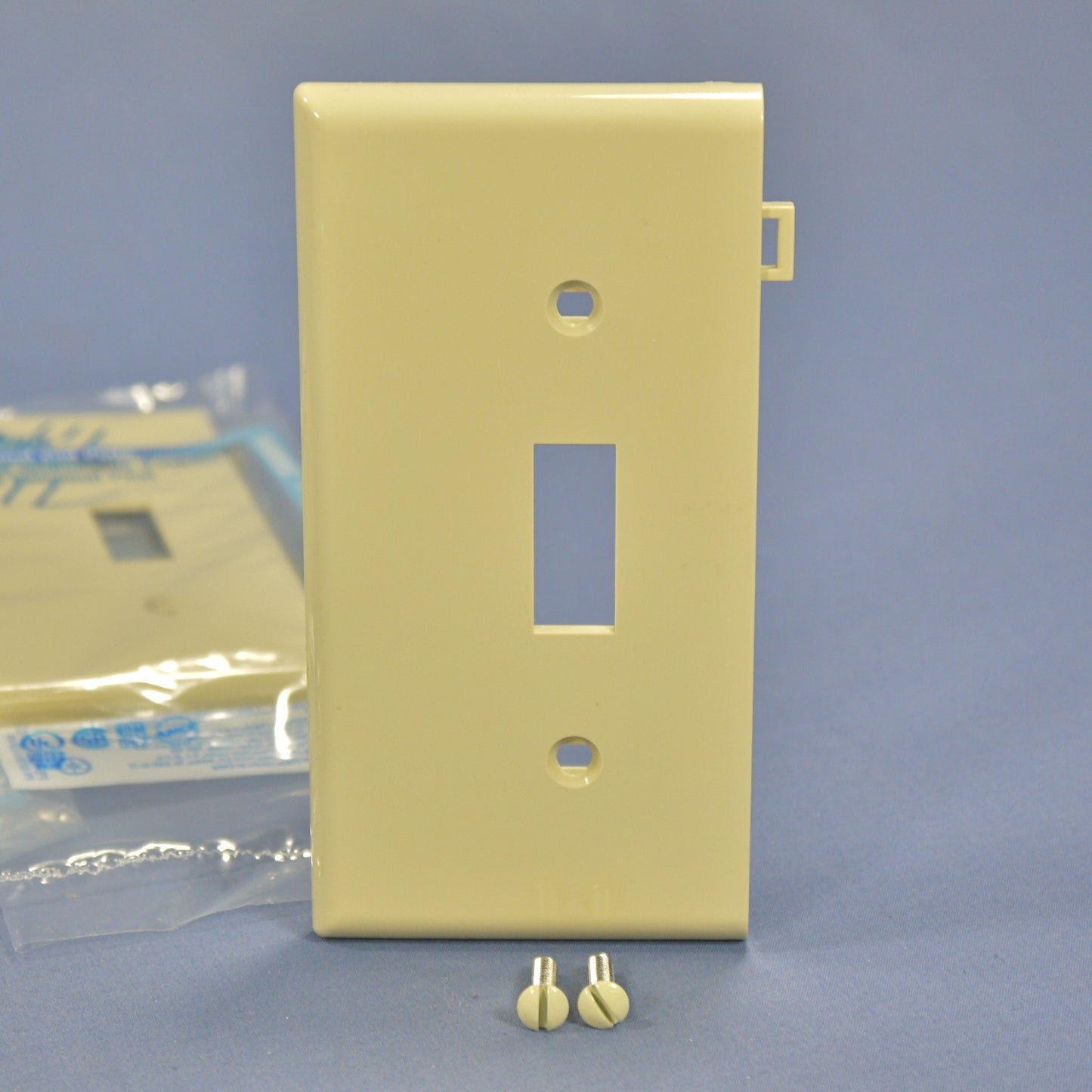 Leviton PSE1-I Ivory 1-Gang Toggle Unbreakable Sectional Wallplate Cover 5pcs