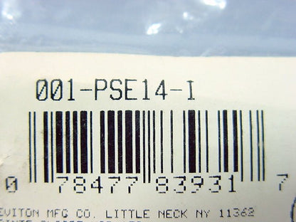 Leviton PSE14-I Ivory 1-Gang Blank Unbreakable Sectional Wallplate Strap Mount