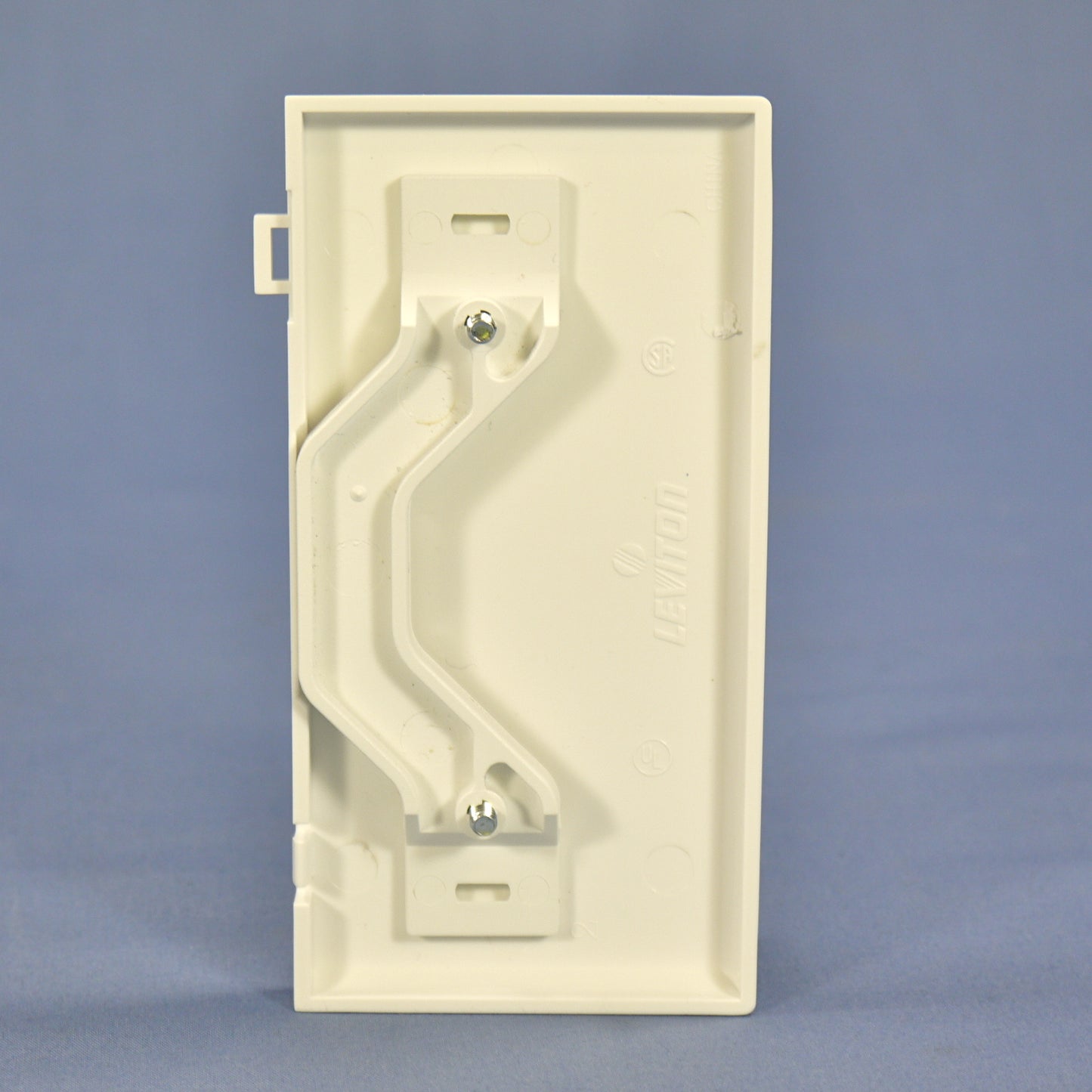 Leviton PSE14-W White 1-Gang Unbreakable Blank Sectional Cover Strap Mount 5pcs