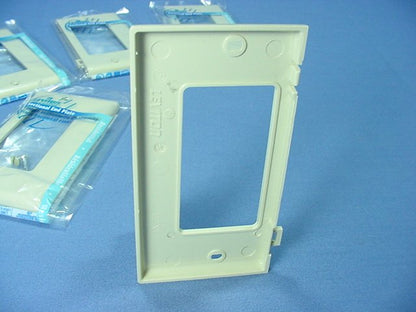 Leviton PSE26-I Ivory 1-Gang Decora Unbreakable Sectional Wallplate Cover 5pcs