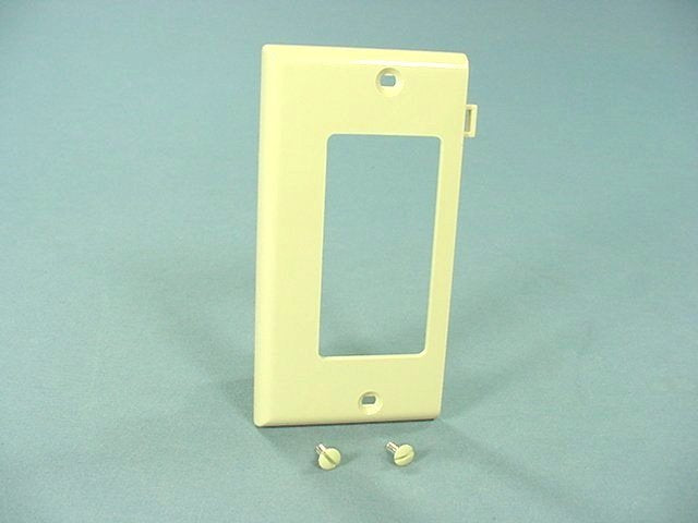 Leviton PSE26-I Ivory 1-Gang Decora Unbreakable Nylon Sectional Wallplate Cover