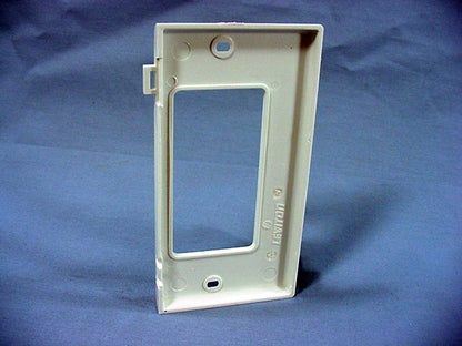 Leviton PSE26-W White 1-Gang Decora Unbreakable Nylon Sectional Wallplate Cover