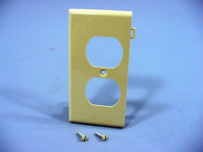 Leviton PSE8-I Ivory 1-Gang Thermoplastic Unbreakable Sectional Wallplate Cover