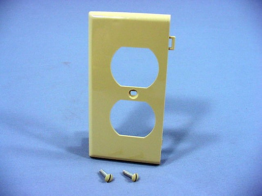 Leviton PSE8-I Ivory 1-Gang Thermoplastic Unbreakable Sectional Wallplate Cover