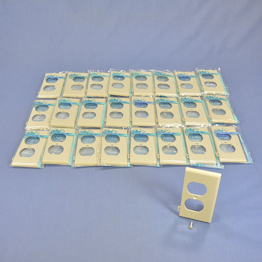 Leviton PSE8-I Ivory 1-Gang Unbreakable Nylon Sectional Wallplate Cover 25pcs