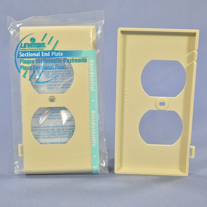 Leviton PSE8-I Ivory 1-Gang Unbreakable Nylon Sectional Wallplate Cover 25pcs