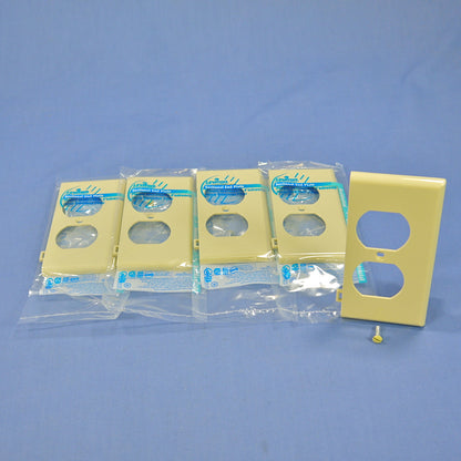 Leviton PSE8-I Ivory 1-Gang Unbreakable Nylon Sectional Wallplate Covers 5pcs