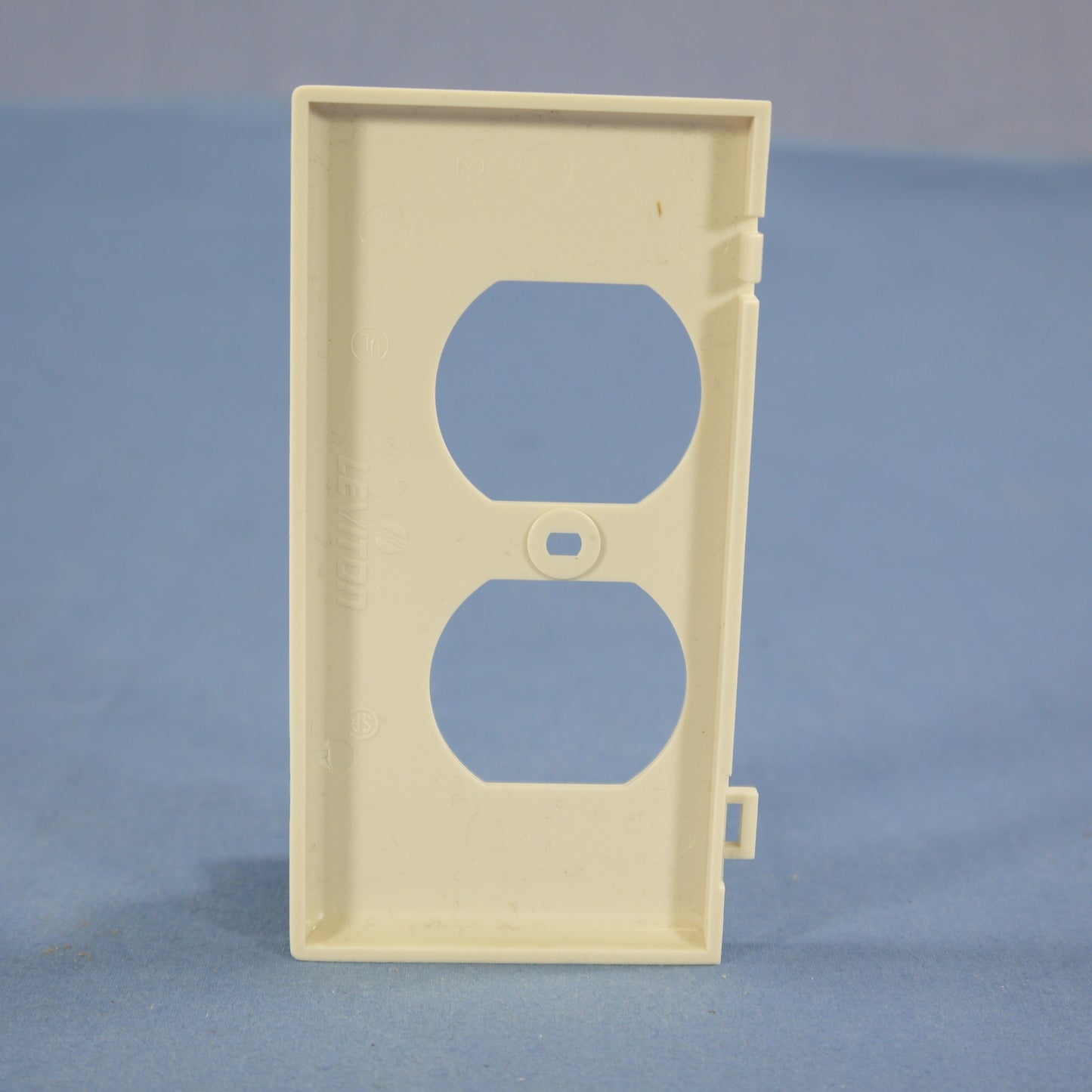 Leviton PSE8-T Light Almond 1-Gang Duplex Unbreakable Sectional Wallplate Cover