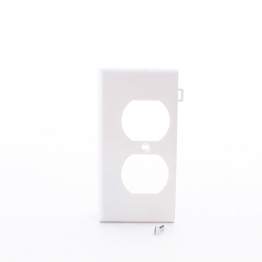 Leviton PSE8-W White 1-Gang Thermoplastic Unbreakable Sectional Wallplate Cover