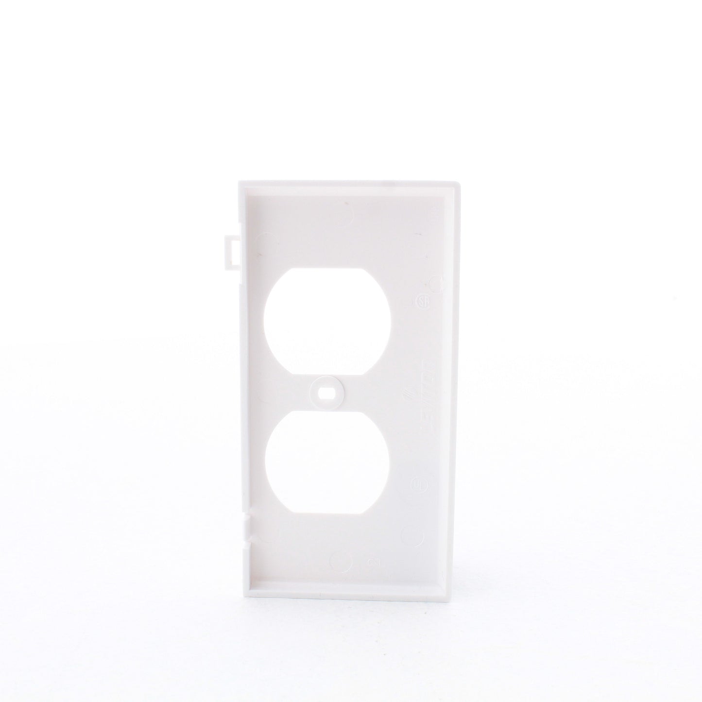 Leviton PSE8-W White 1-Gang Thermoplastic Unbreakable Sectional Wallplate Cover