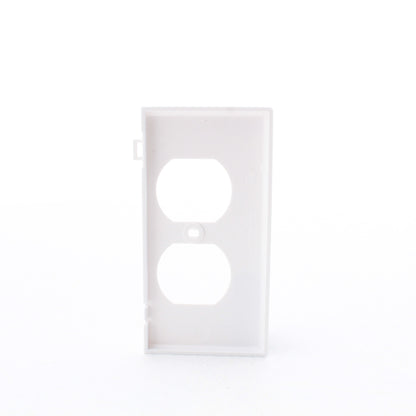 Leviton PSE8-W White 1-Gang Thermoplastic Unbreakable Sectional Wallplate Cover
