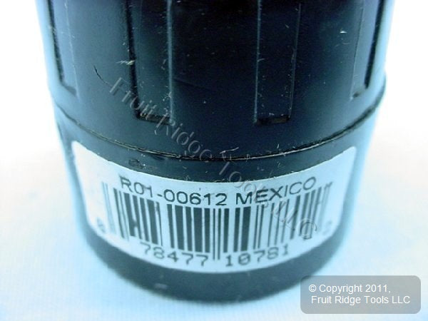Leviton Residential Straight Blade Connector Plug Nema 1-15 15A 125V 612 Bagged