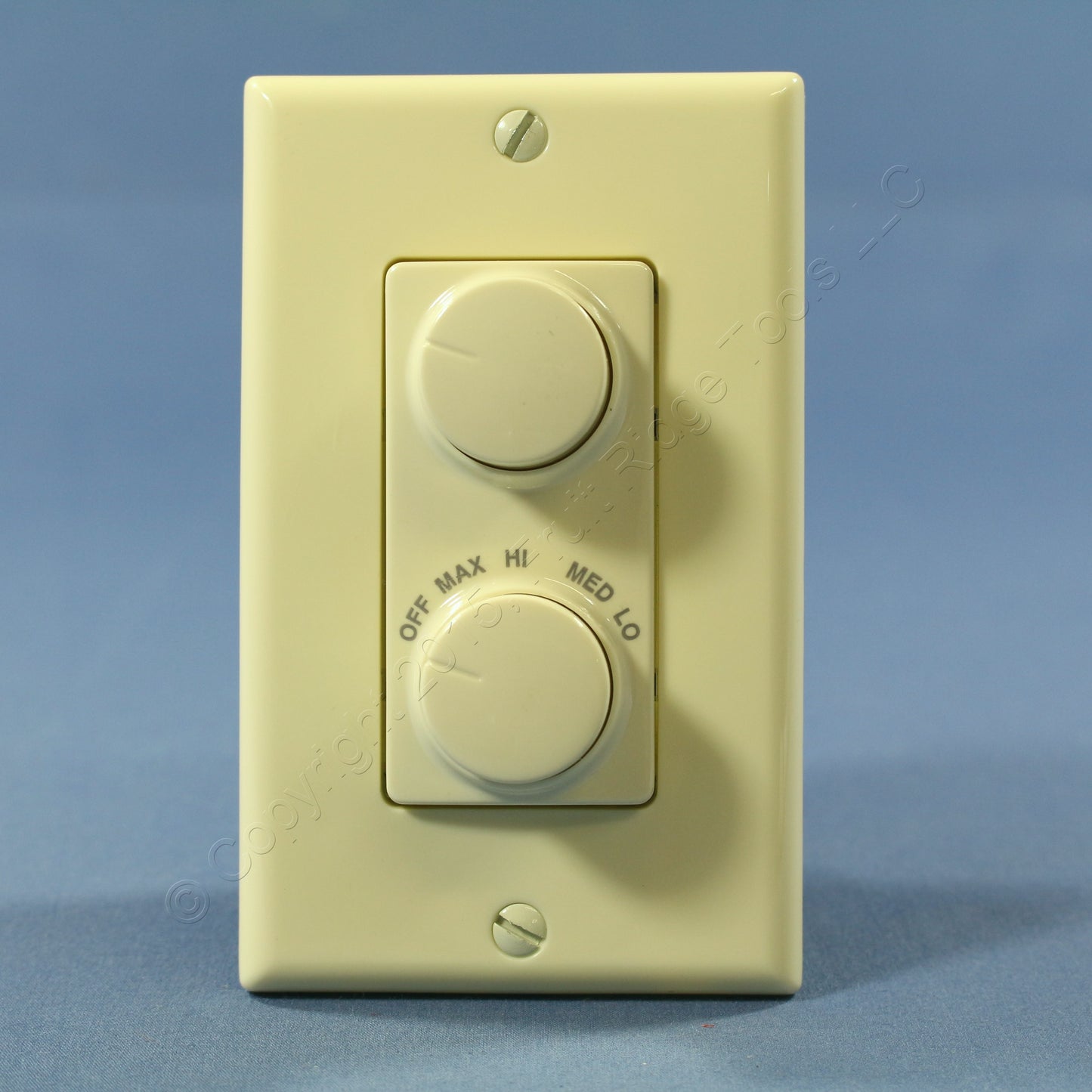 Leviton Almond Ceiling Fan 4-Speed Control Light Dimmer Switch 300W RTD01-10A
