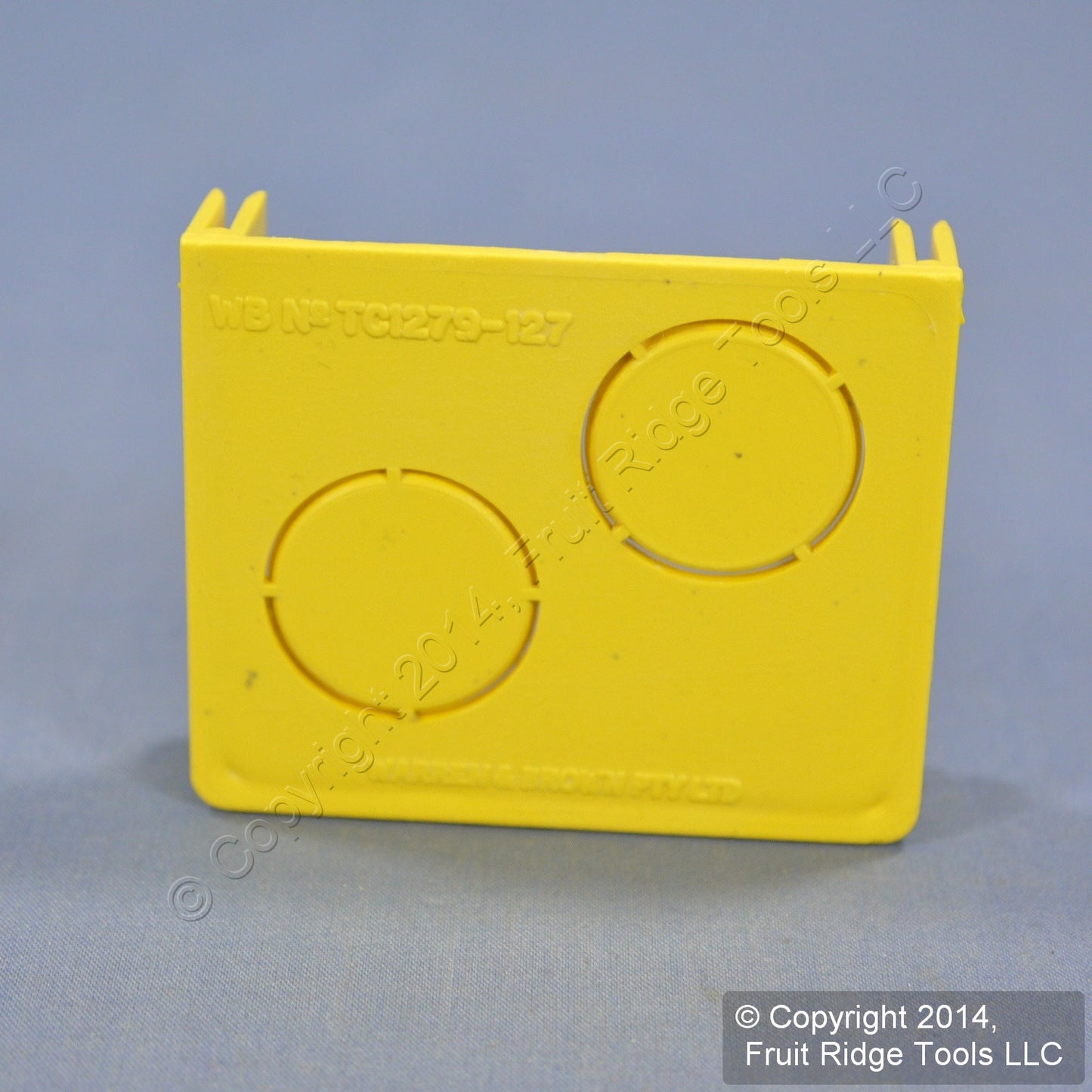 Leviton S2End-20D Yellow Fiber Patch Panel Raceway Duct Conduit 2"x2" End Cap